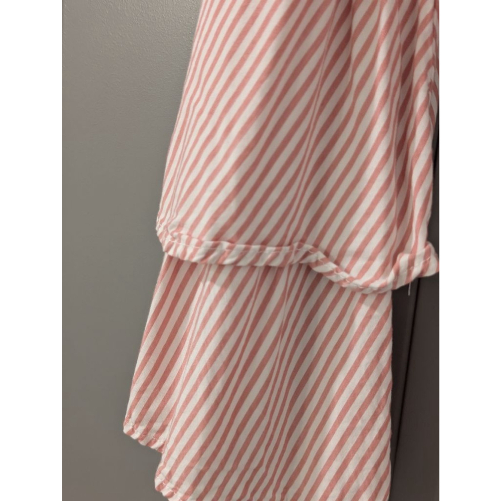 Women's JACK by BB DAKOTA Pink & White Striped Blouse M - Picture 5 of 9